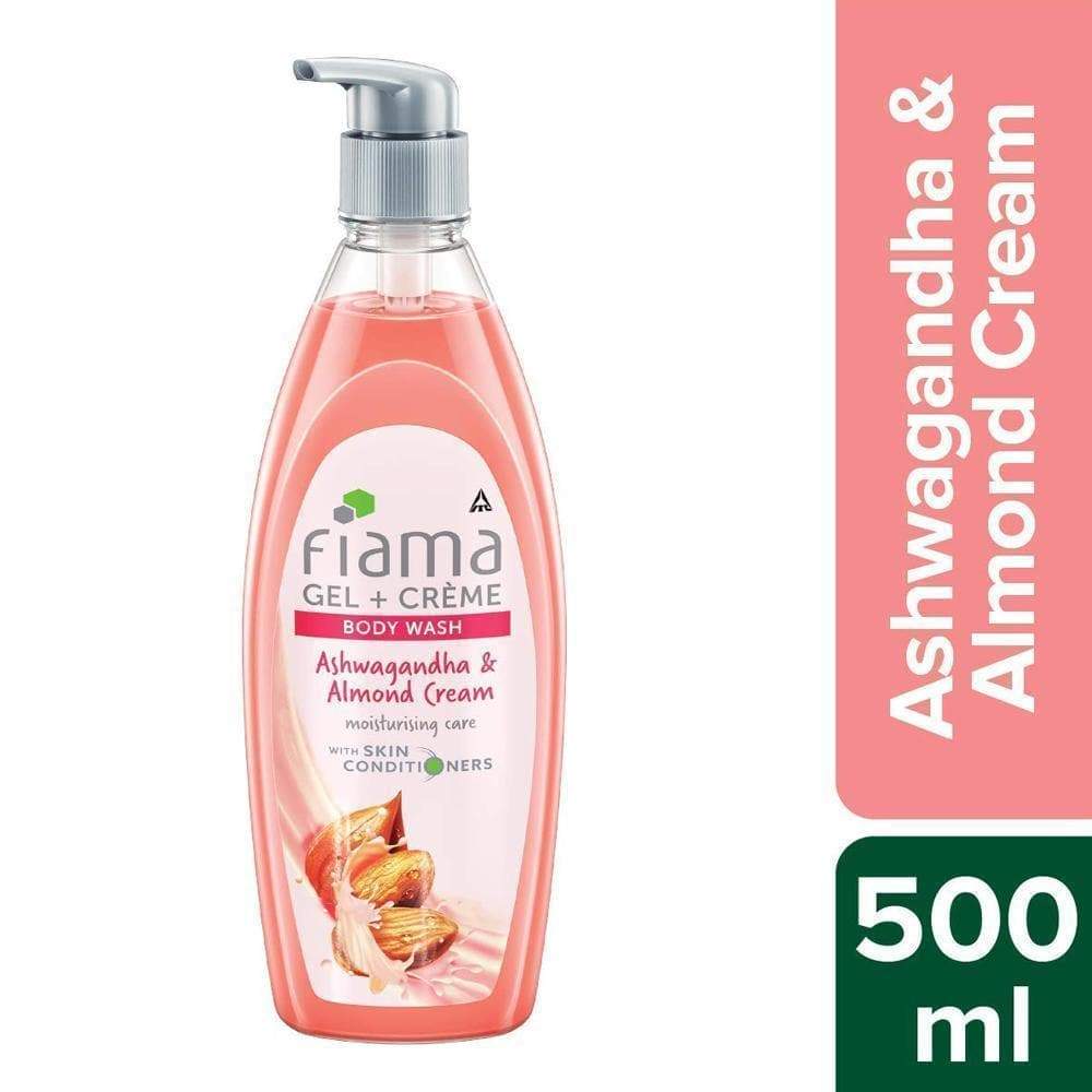 Fiama Gel+Creme Body Wash Ashwagandha & Almond Cream with Skin Conditioners 500ml
