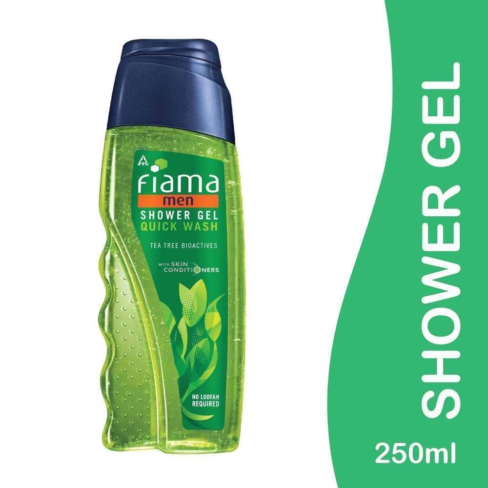 Fiama Men Shower Gel Quick Wash With Skin Conditioners (Tea Tree Bioactives) 250ml