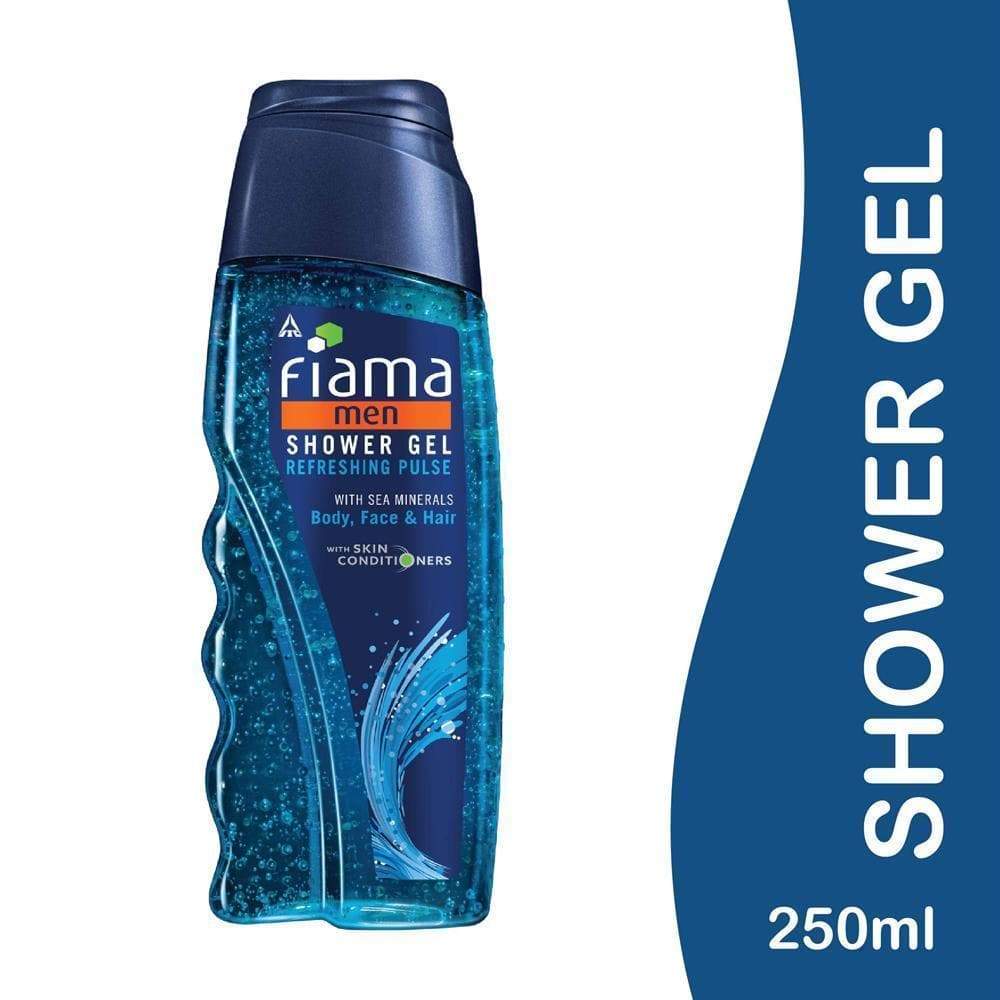 Fiama Men Shower Gel Refreshing Pulse with Skin Conditioners 250ml