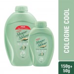Shower to Shower Cologne Cool 150g + Cologne Cool 50g Free