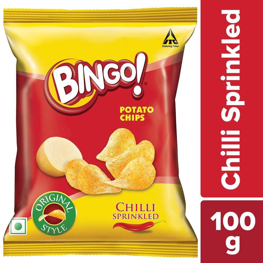 Bingo! Original Style Chilli Sprinkled Potato Chips 100g